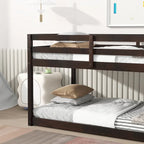 Litera doble tipo loft con dos plataformas de 13 listones y diseño de perfil bajo