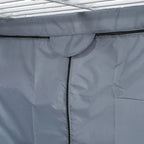Cama alta doble de metal con escritorio, armario y tomacorriente incorporados - Capacidad de 350 lb