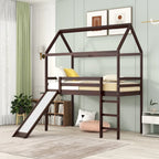 Cama alta Twin Pine con tobogán