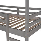 Cama alta Twin Pine con tobogán