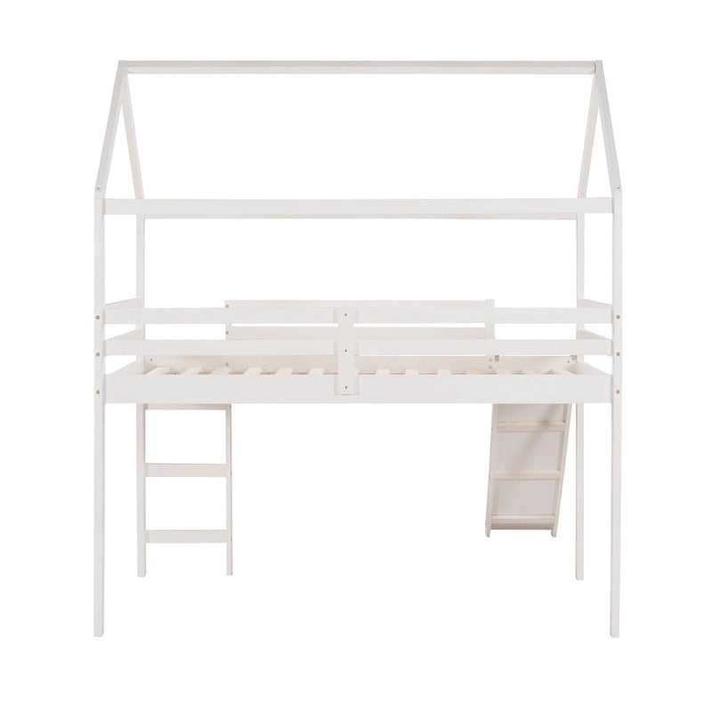 Cama alta Twin Pine con tobogán
