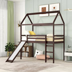Cama alta Twin Pine con tobogán