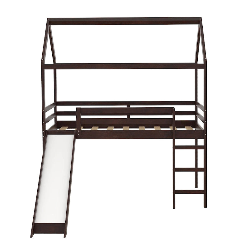 Cama alta Twin Pine con tobogán
