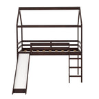 Cama alta Twin Pine con tobogán